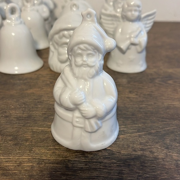 Vintage Freddi bell ornaments- Santa, Angel, bell, santa head - Picture 2 of 6